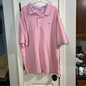 Izod polo with blue emblem size 3XLT